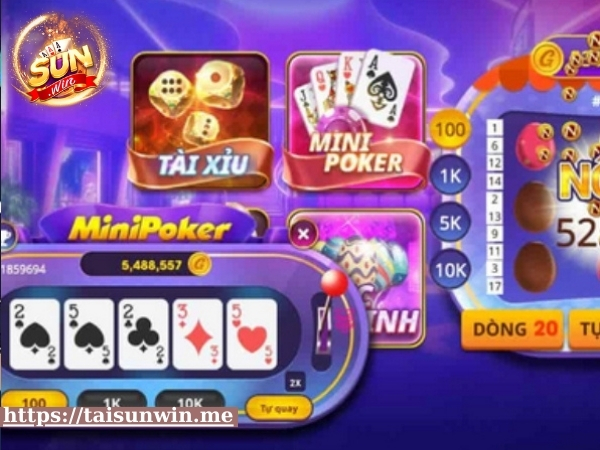 Game tài xỉu rút tiền mặt Sunwin