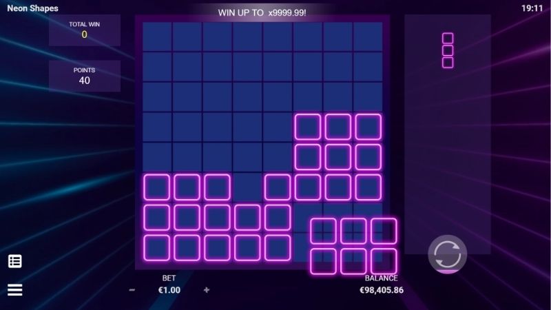 Mở Chuỗi Thắng Cùng Neon Shapes Sau Khi Tải Sunwin