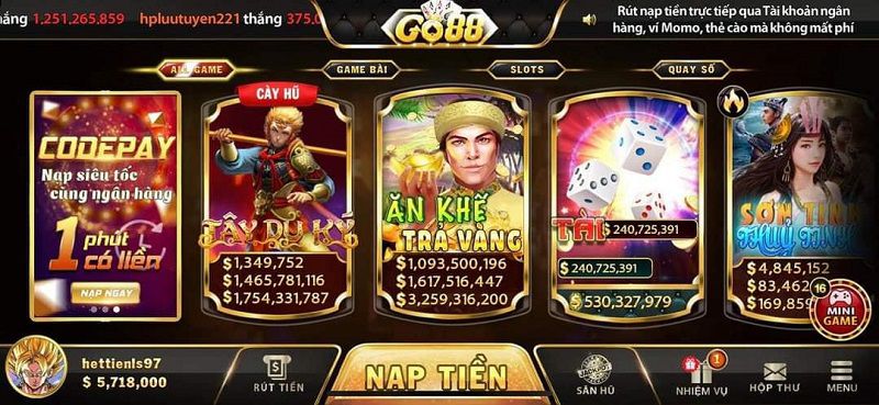 Game Slot Nổ Hũ